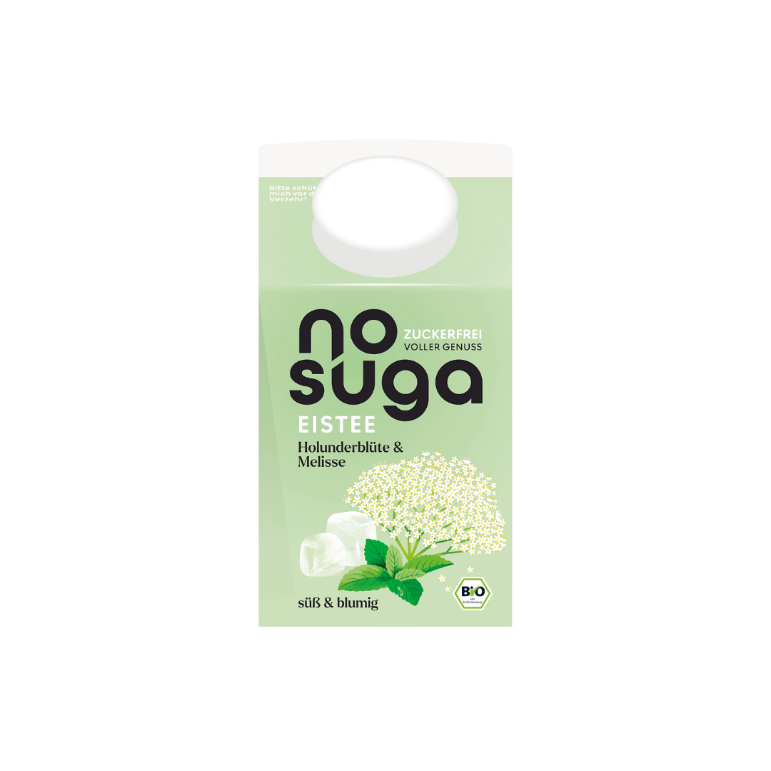 Bio Nosuga Eistee Holunderblüte&Melisse 0,5l EW