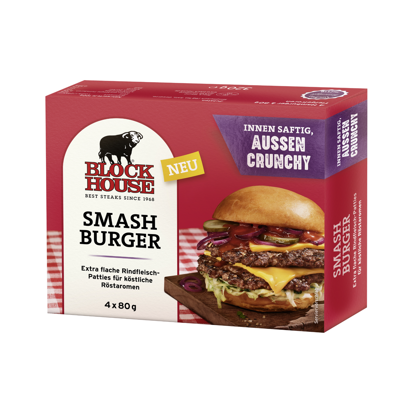 Block House Smash Burger 4x80g