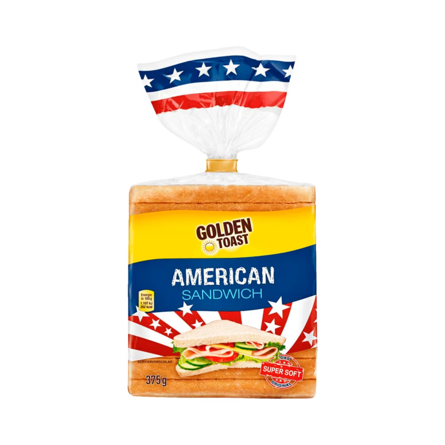 Golden Toast American Sandwich 375g