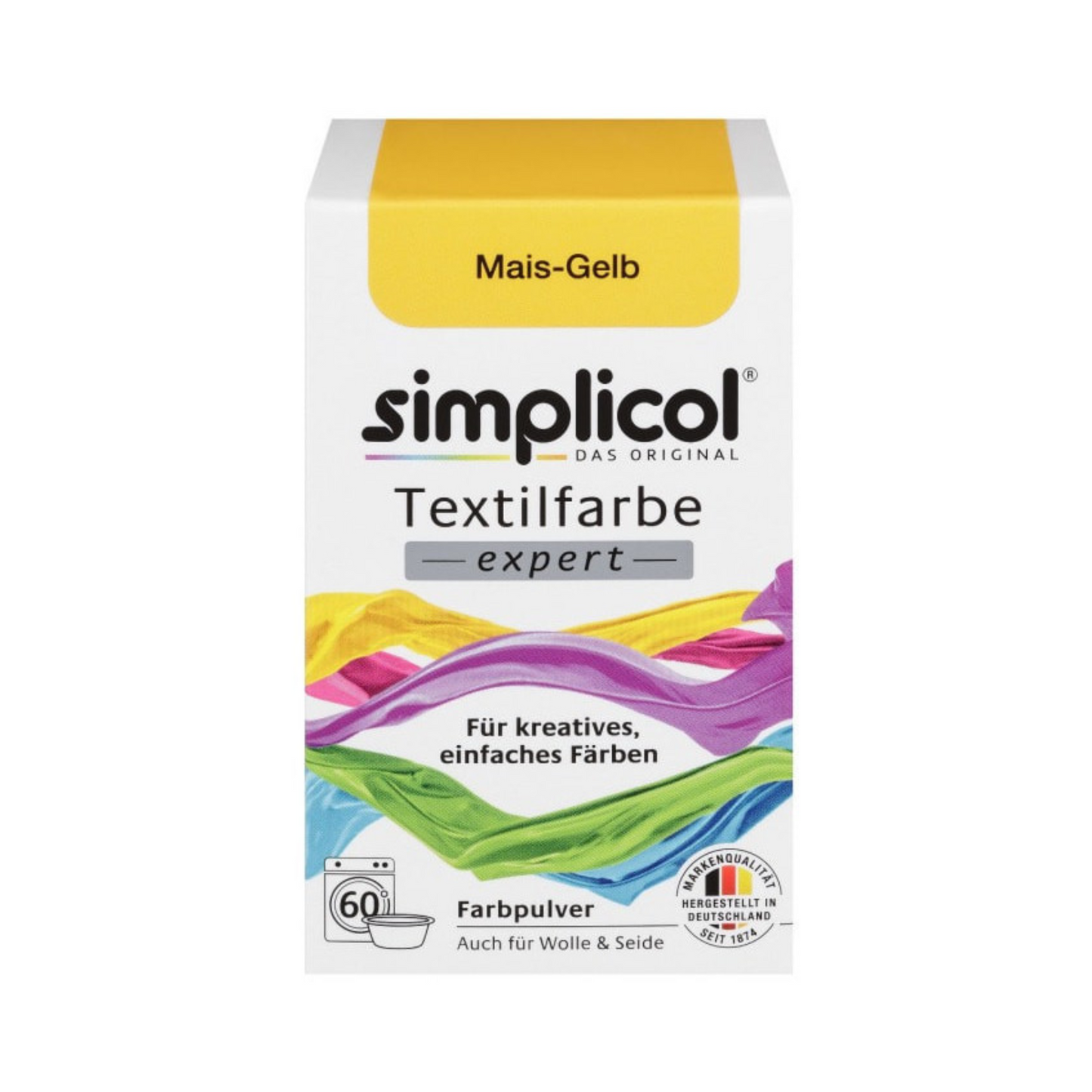 Simplicol Textilfarbe Expert mais-gelb 150g