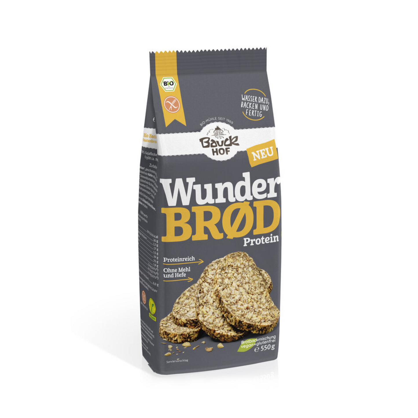 Bio Bauck Wunderbrot Protein 550g