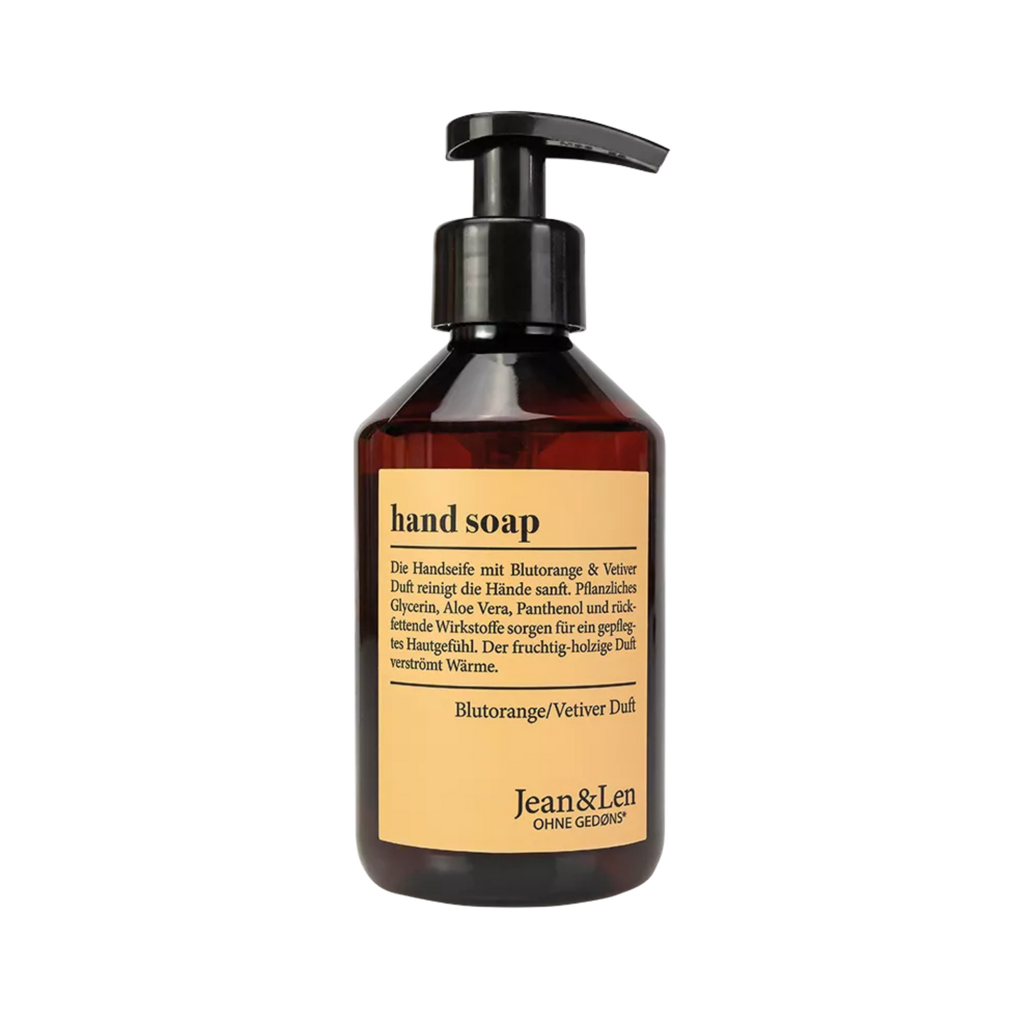 Jean&Len Philosophie Handsoap Blutorange/Vetiver 250ml