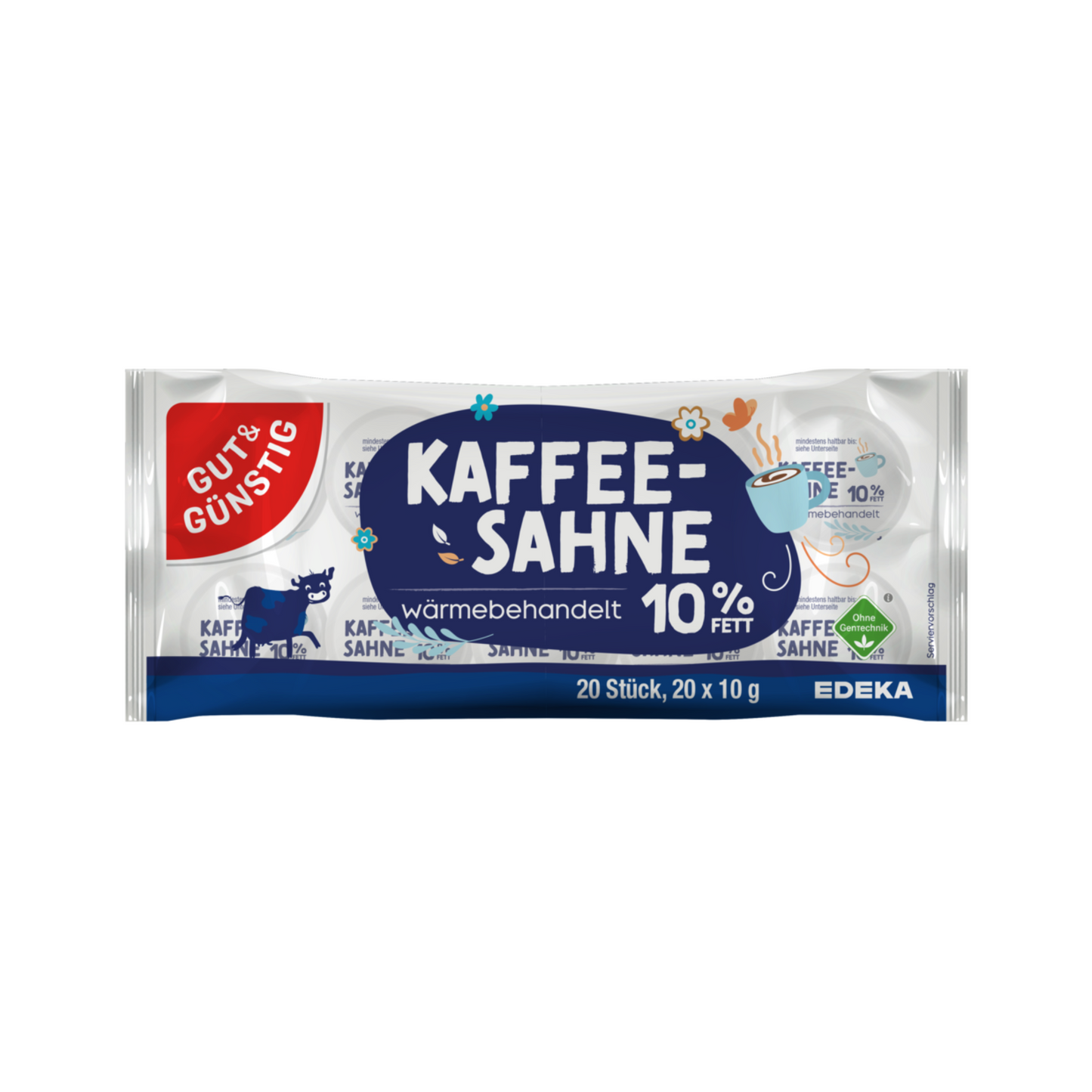 GUT&GÜNSTIG Kaffeesahne wärmebehandelt 20x10g VLOG