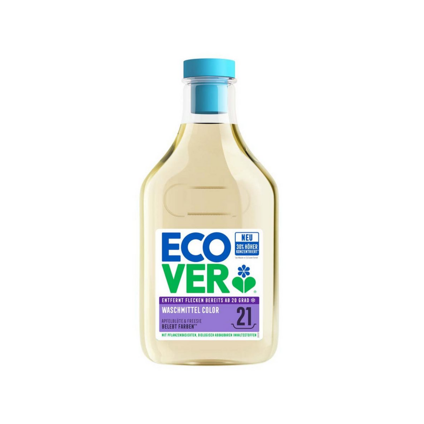 Ecover Flüssig-Waschmittel Color Apfelblüte&Freesie 21WL 750ml