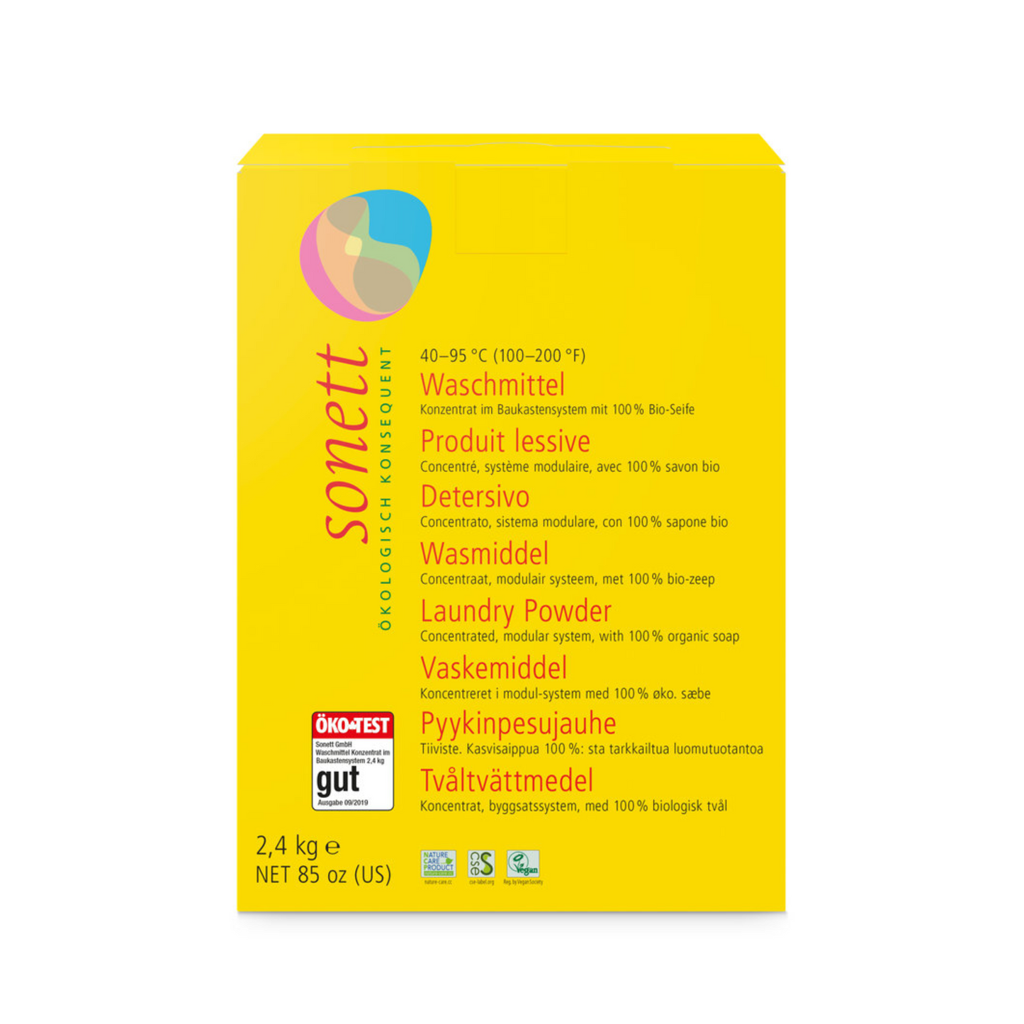 Sonett Waschmittel Pulver Konzentrat 2,4kg
