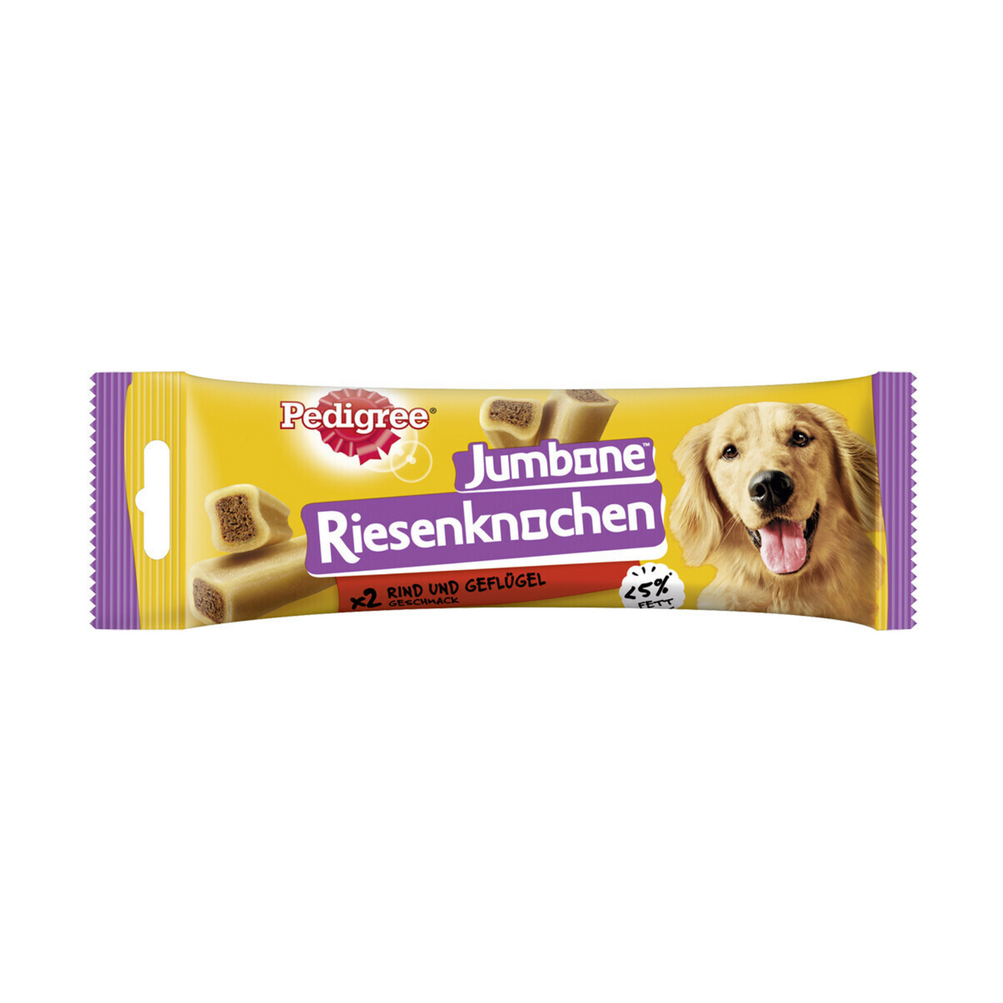 Pedigree Jumbone Riesenknochen Medium mit Rind und Geflügel 180g