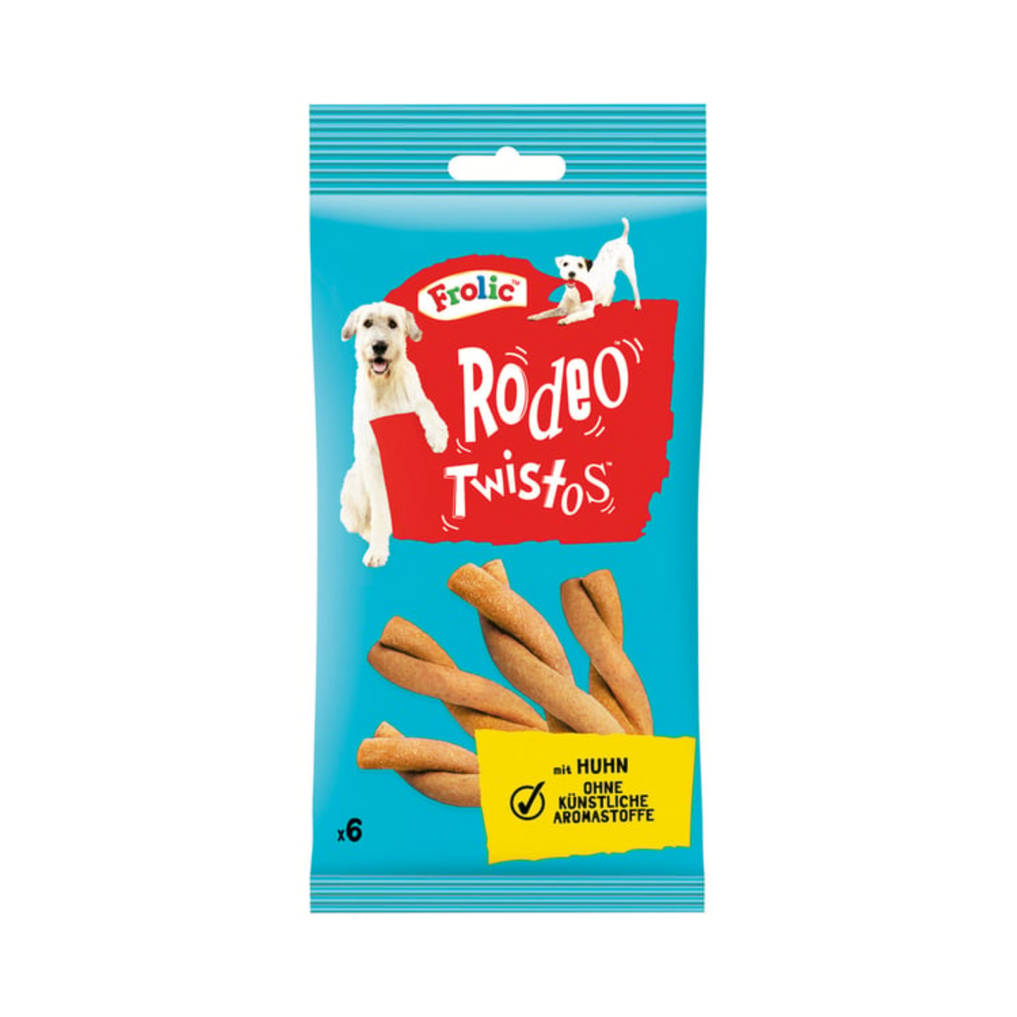 Frolic Rodeo Twistos mit Geflügel 6ST 105g