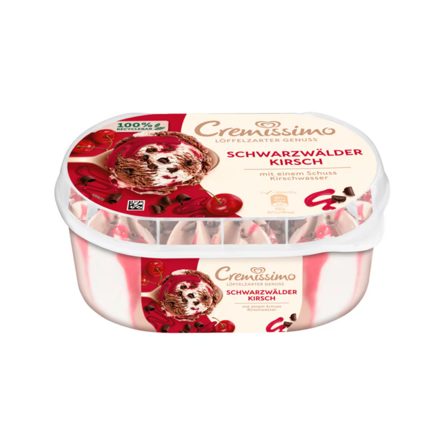 Langnese Cremissimo Schwarzwälder Kirsch Eis 825ml