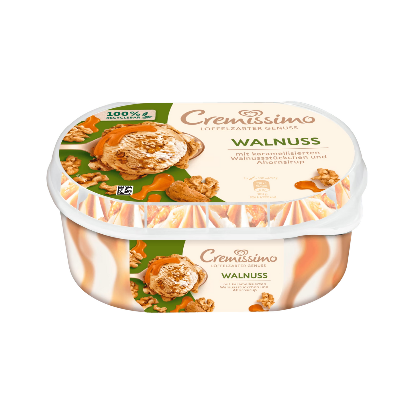 Langnese Cremissimo Walnuss Eis 825ml