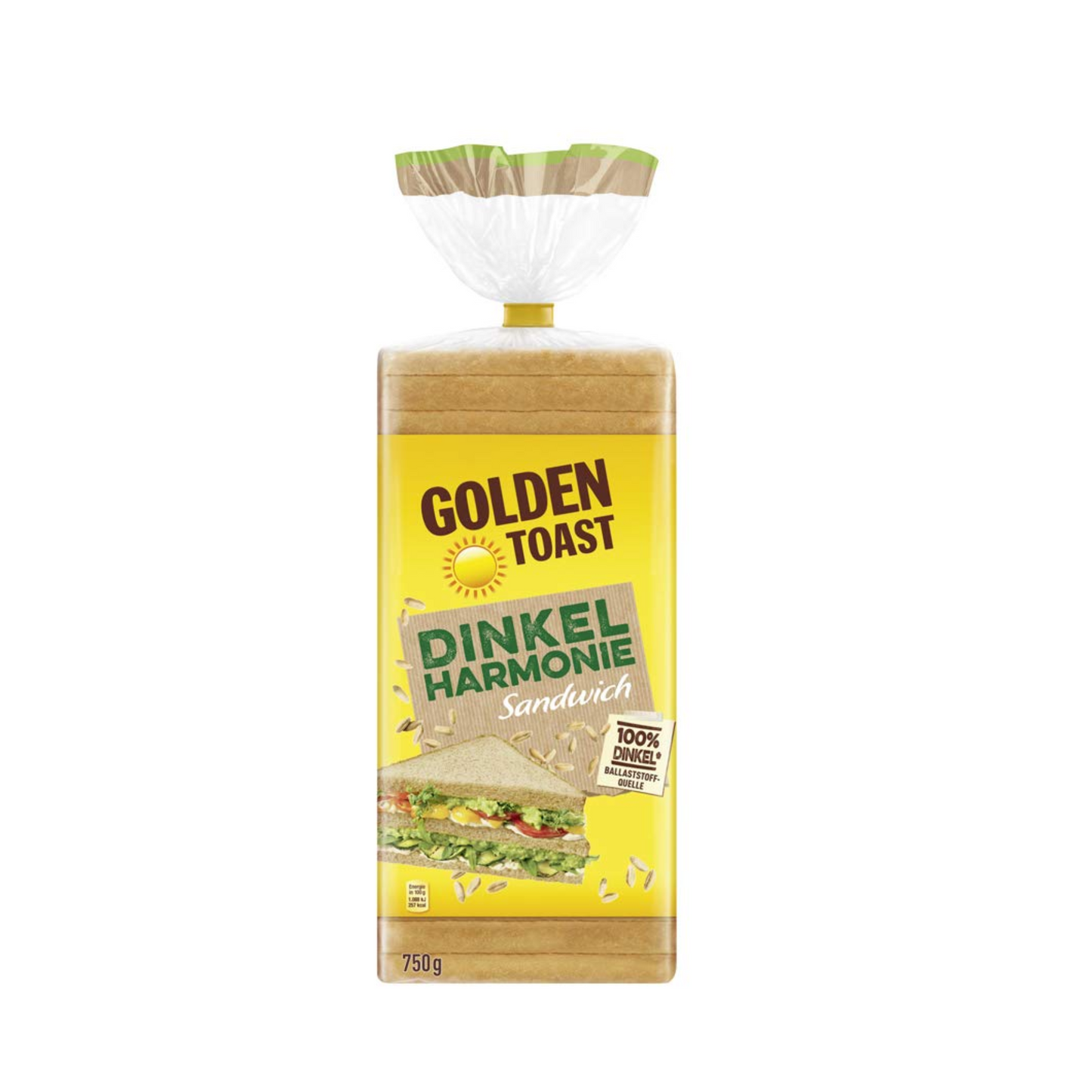 Golden Toast Dinkelharmonie Sandwich 750g