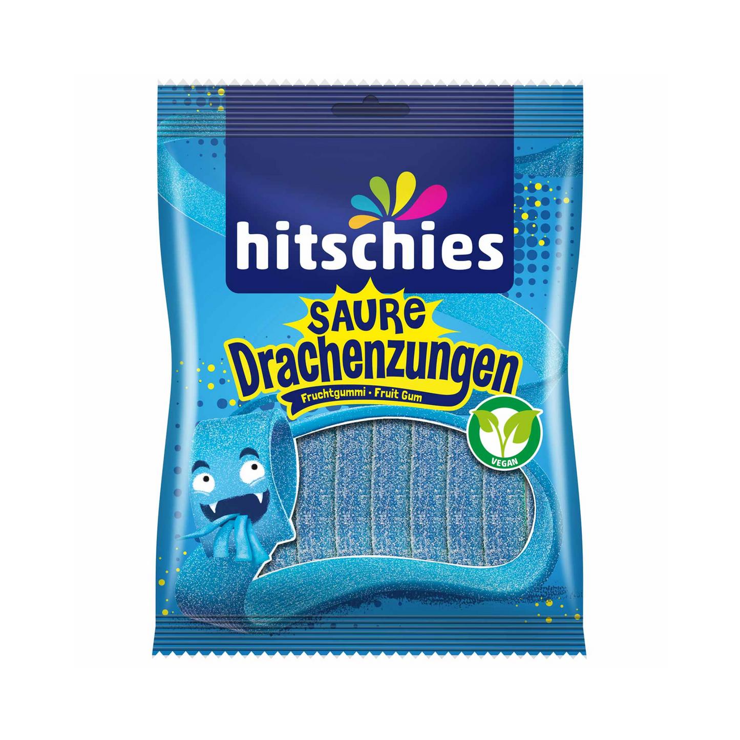 Hitschies Saure Drachenzungen blau 125g