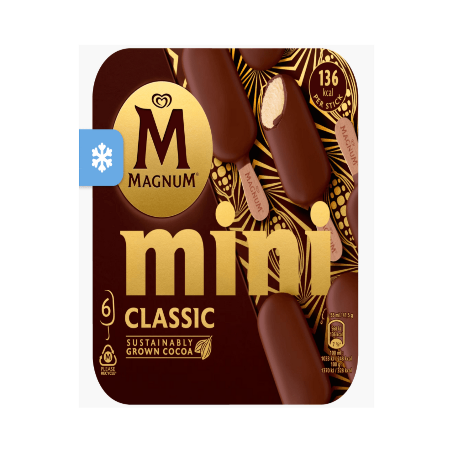 Langnese Magnum Mini Classic 6x55ml