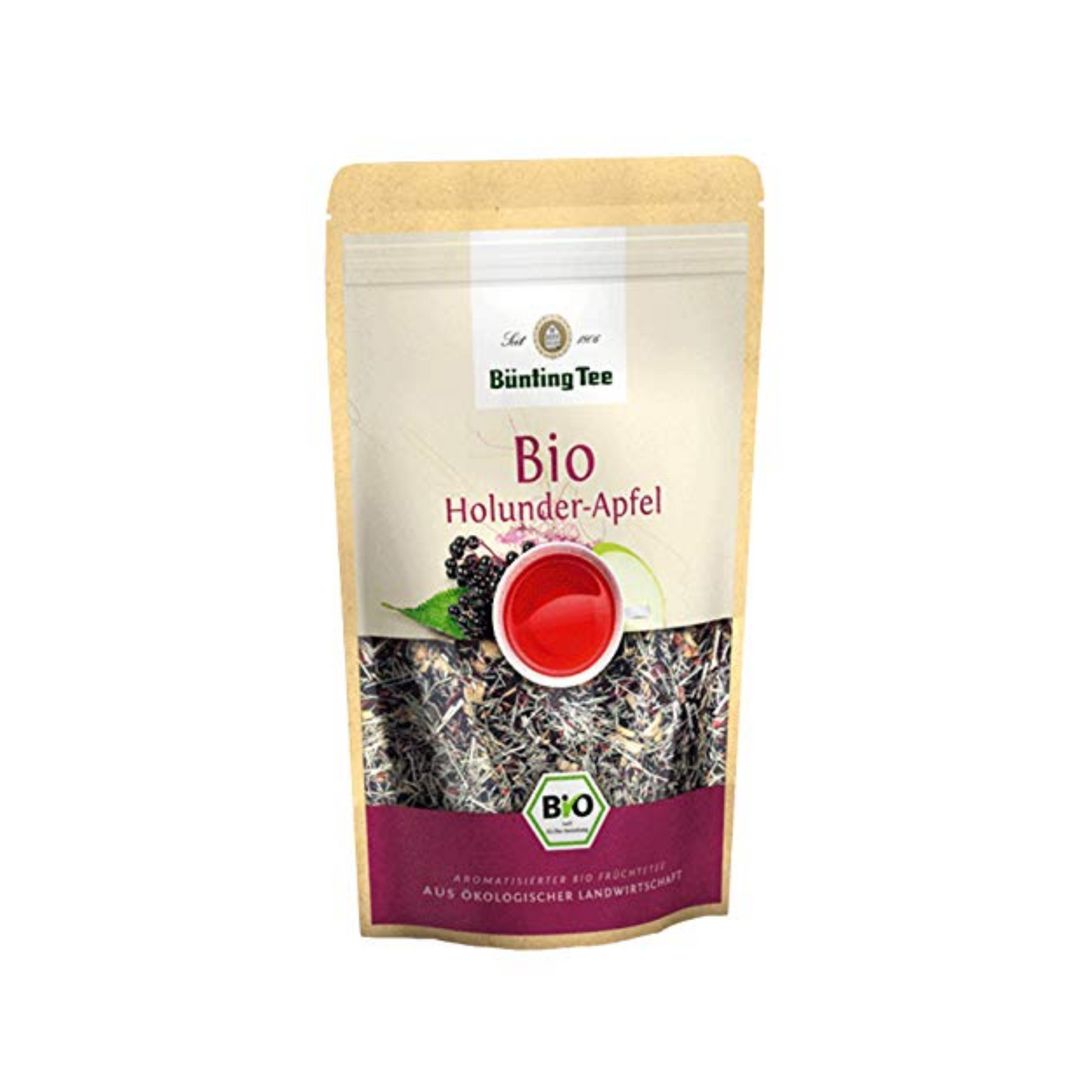 Bio Bünting Holunder-Apfel 90g