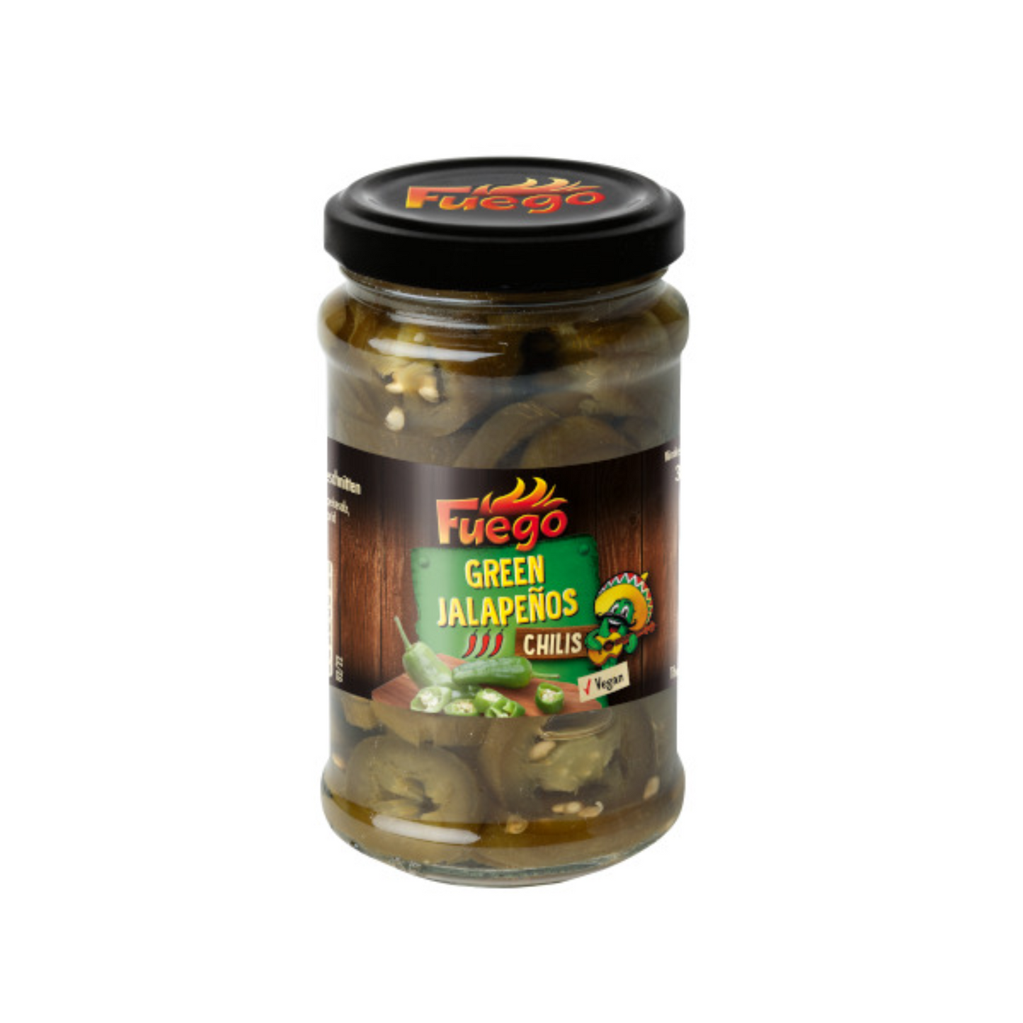 Fuego Green Jalapenos sliced 210g