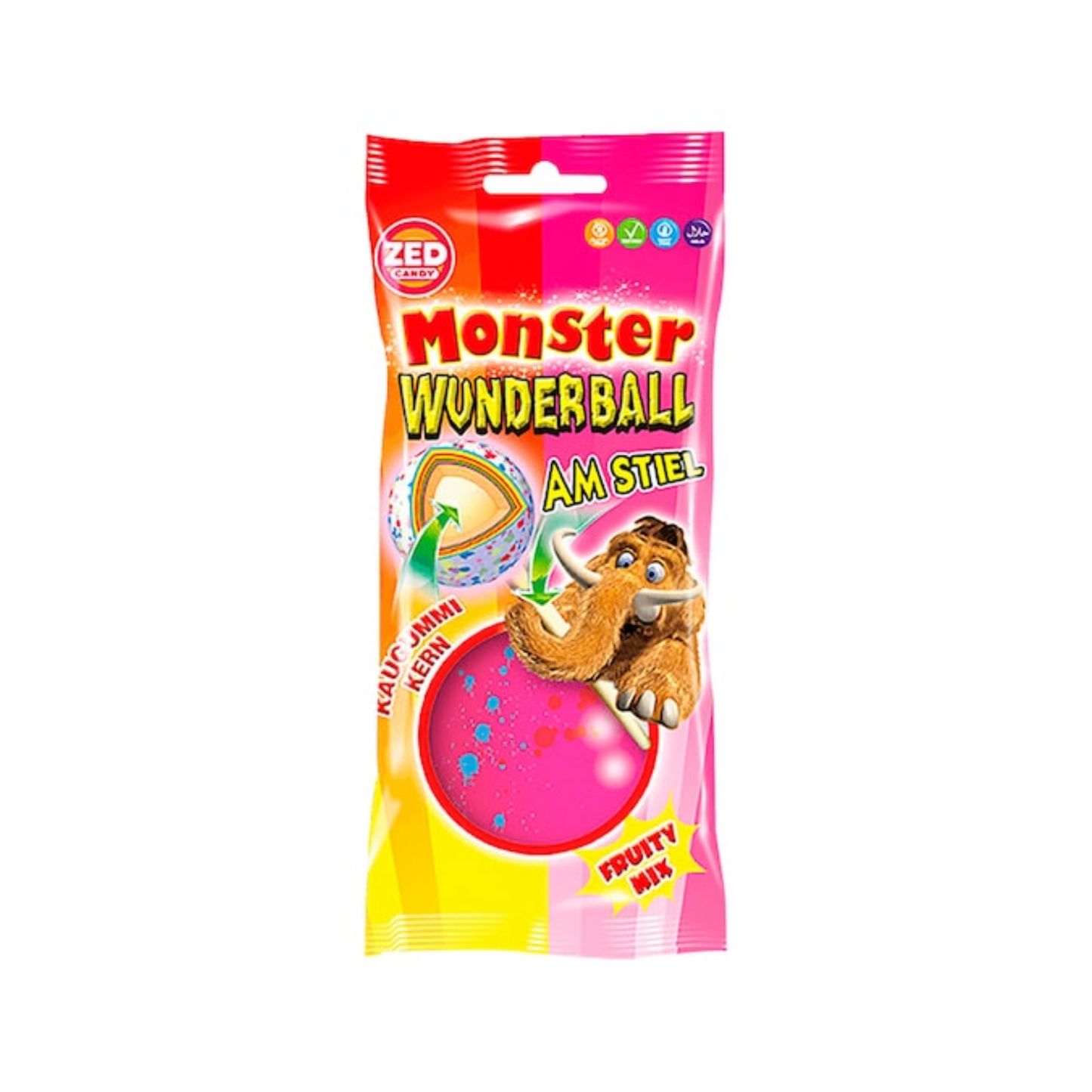 ZED Candy Monster Wunderball Fruity am Stiel 60g
