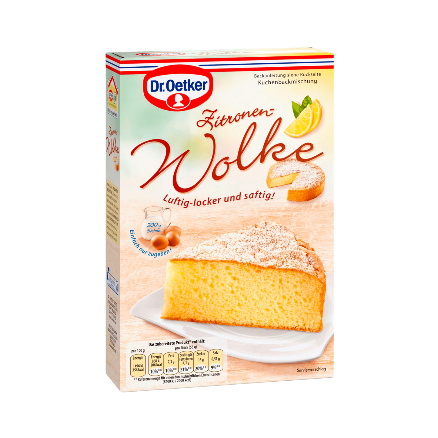 Dr.Oetker Zitronen-Wolke Kuchen 430g