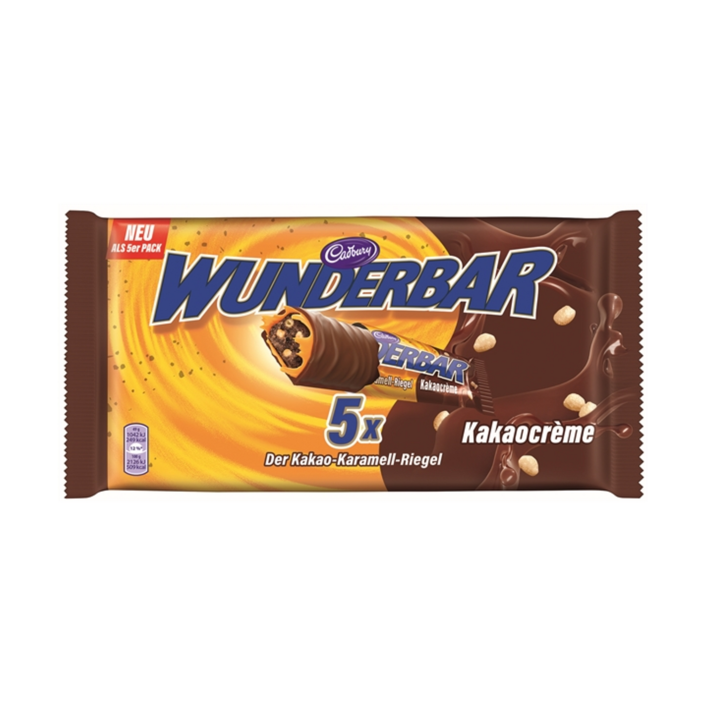 Cadbury Wunderbar Kakao 5x37g