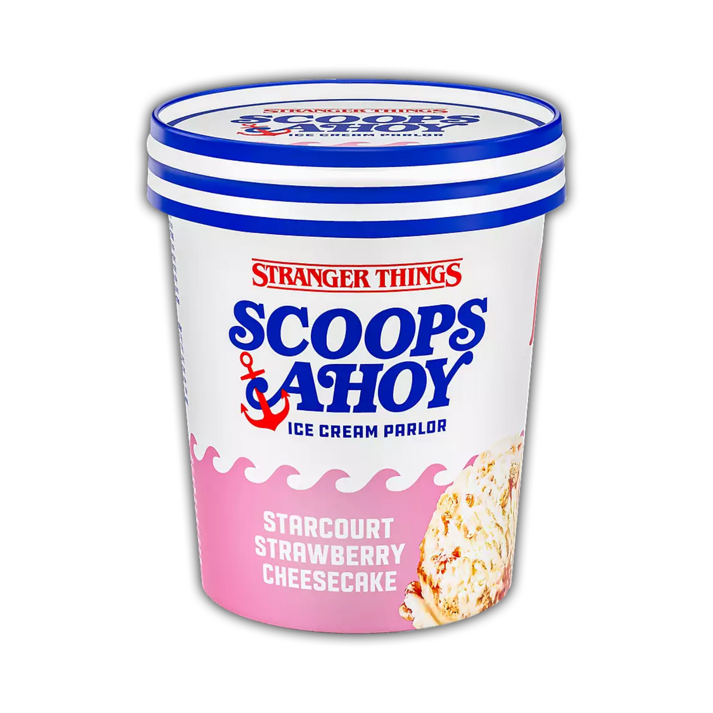 Scoops Ahoy Starcourt Strawberry Cheesecake 464ml
