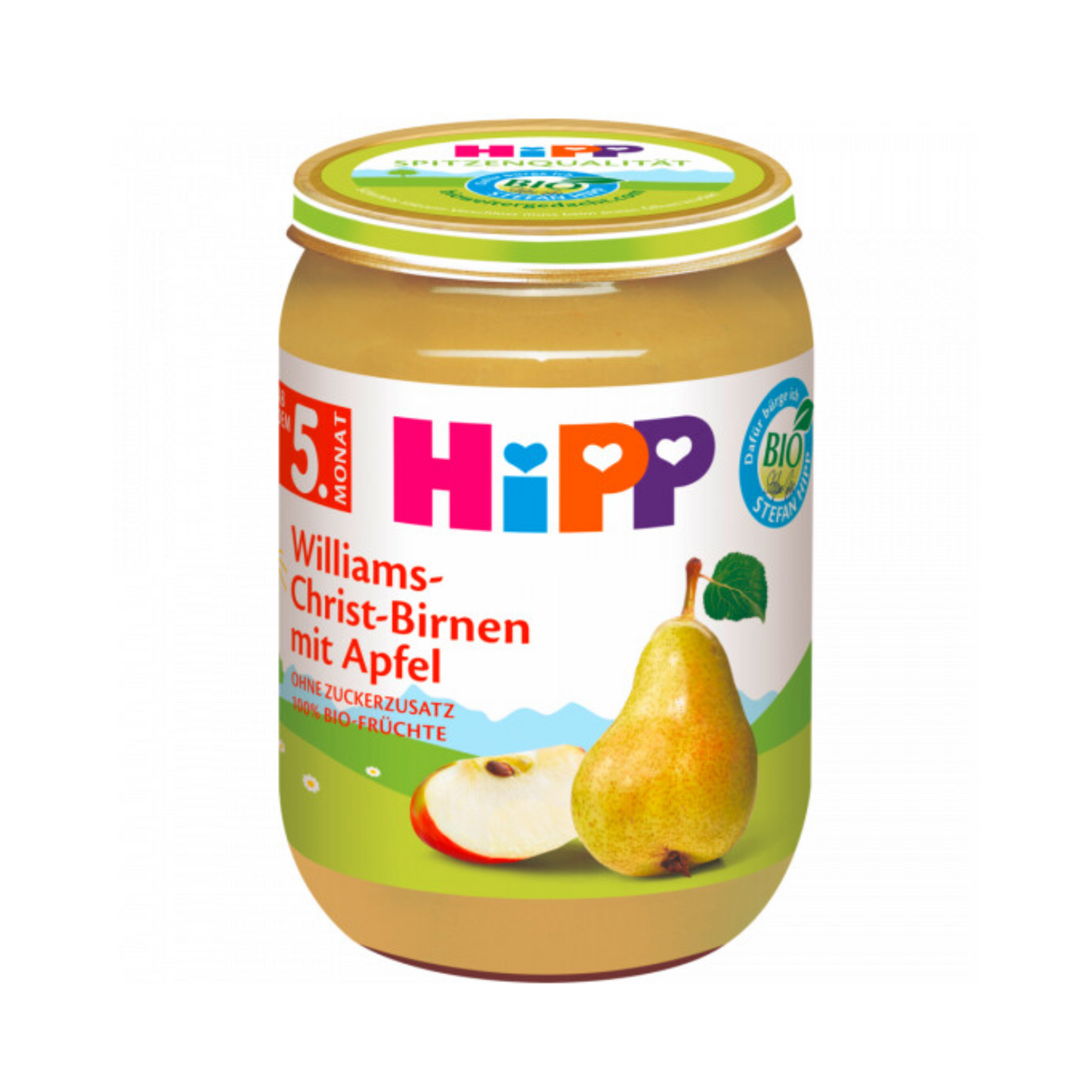 Bio Hipp Früchte Williams-Christ-Birnen mit Apfel ab 5.Monat 190g