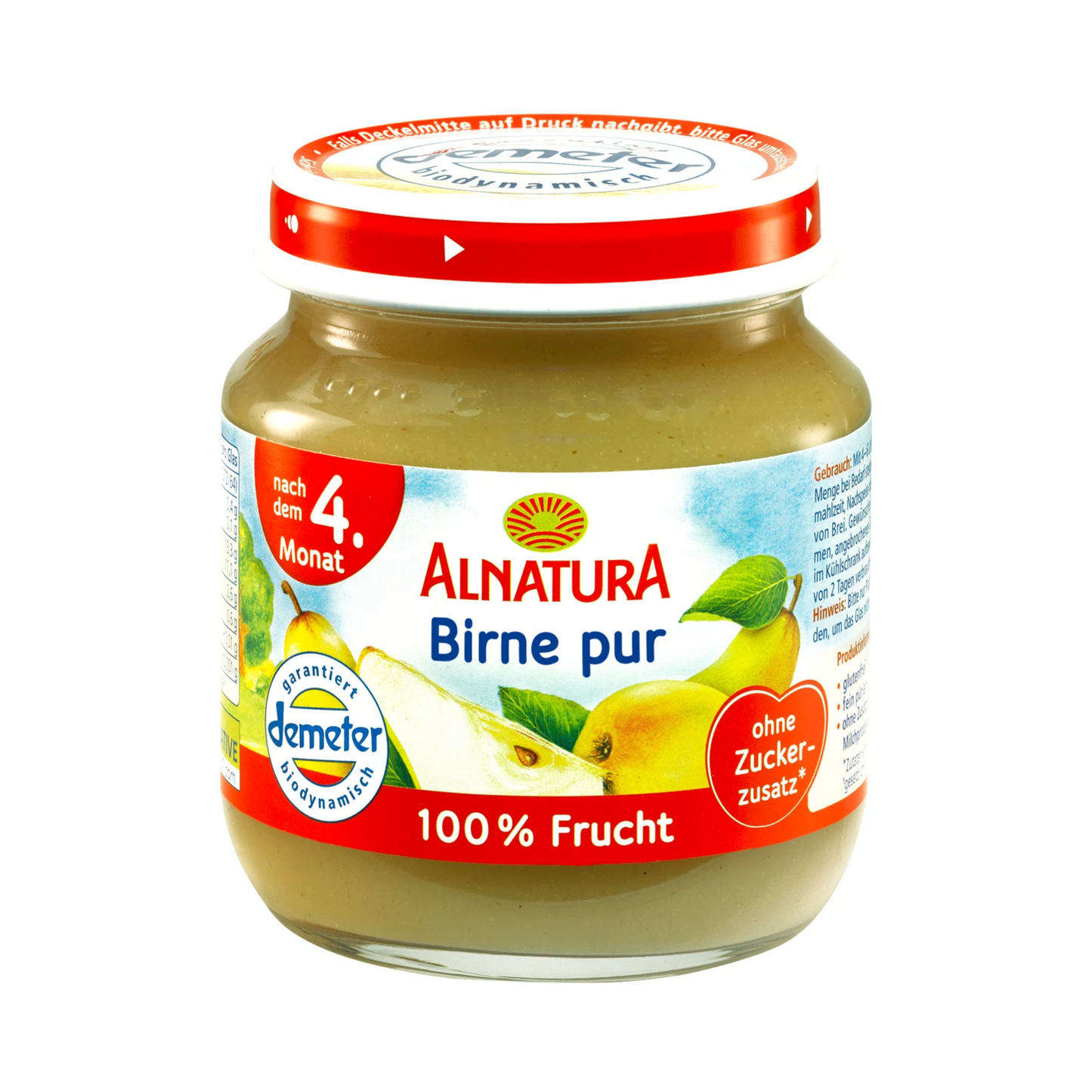 Demeter Alnatura Birne pur nach dem 4.Monat 125g