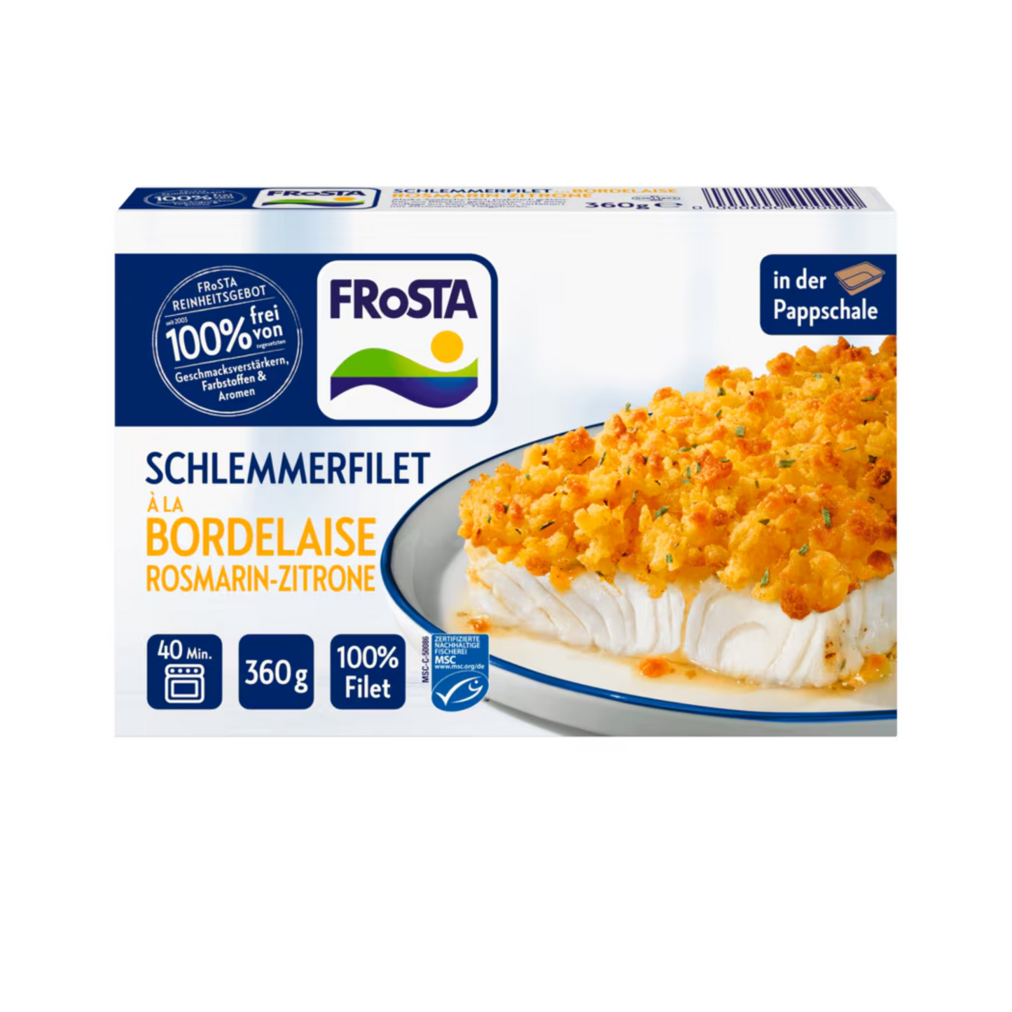 MSC Frosta Schlemmerfilet a la Bordelaise Rosmarin-Zitrone 360g