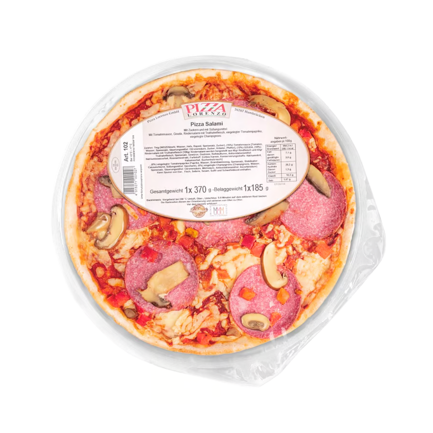 Pizza Lorenzo Pizza Salami 370g