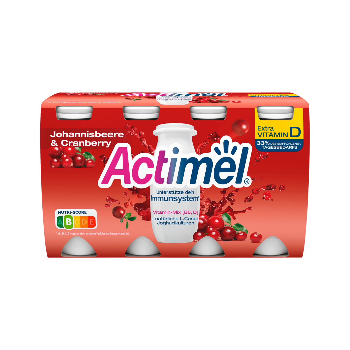 Actimel Johannisbeere&Cranberry cool 8x100g