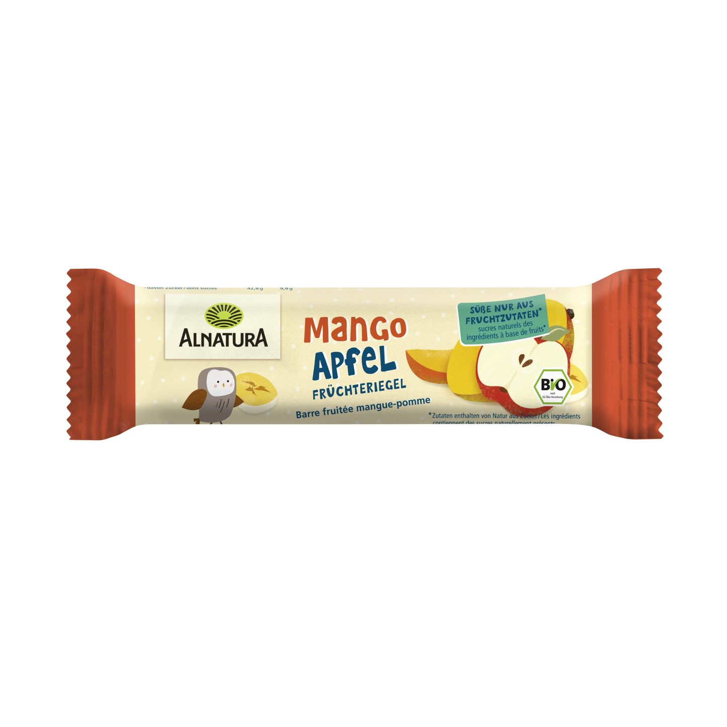 Bio Alnatura Früchteriegel Mango-Apfel ab 3 Jahren 23g
