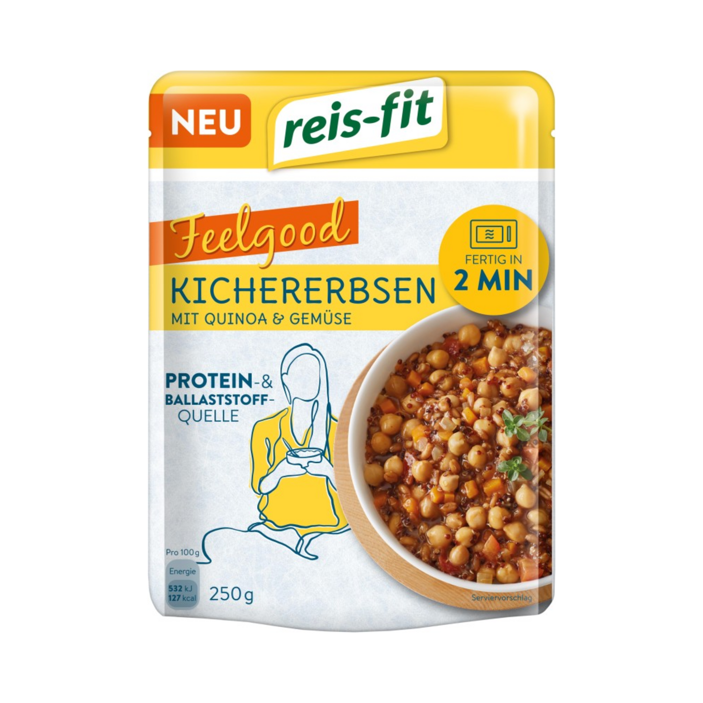 Reis-Fit Kichererbsen Quinoa&Gemüse 250g