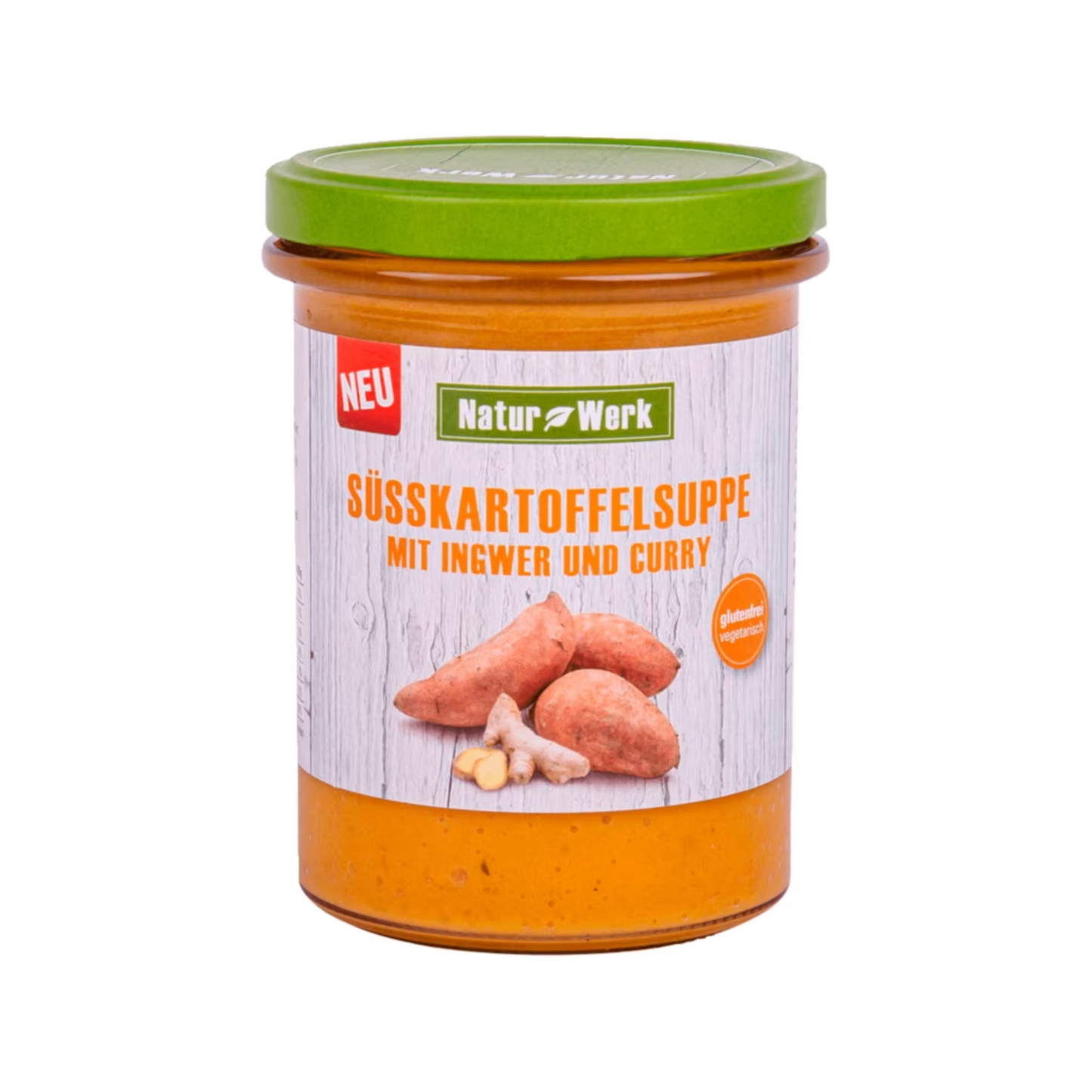 Naturwerk Süßkartoffelsuppe mit Ingwer/Curry 400g