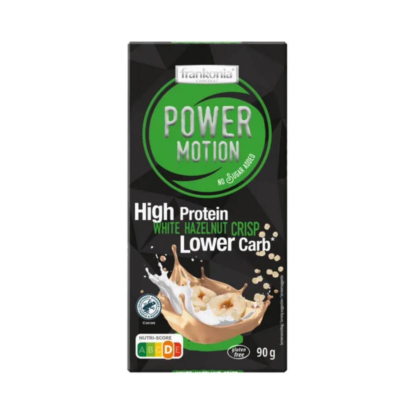 Frankonia NSA Proteintafel White Hazelnut Crisp mit Süßungsmittel ohne Zuckerzusatz 90g
