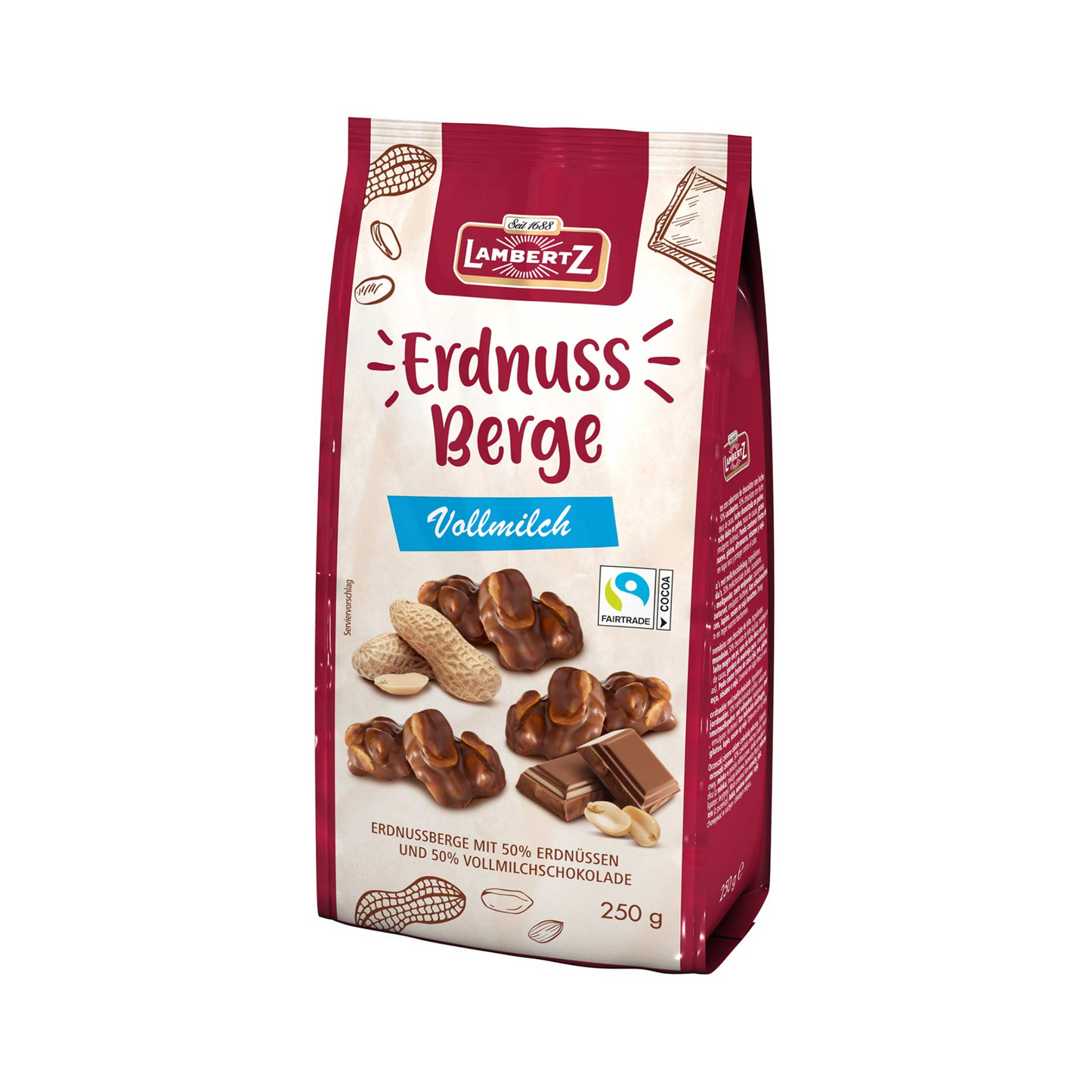 Lambertz Erdnussberge Vollmilch 250g