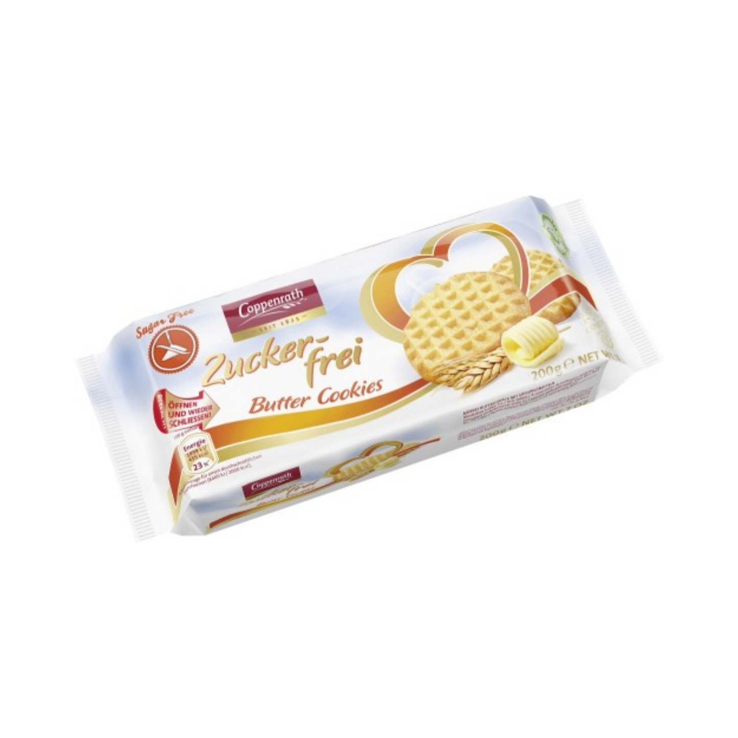 Coppenrath Butter Cookies ohne Zucker 200g