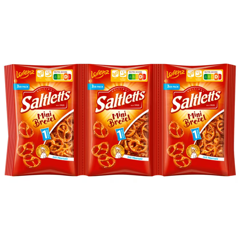 Saltletts Mini Brezel 3x40g