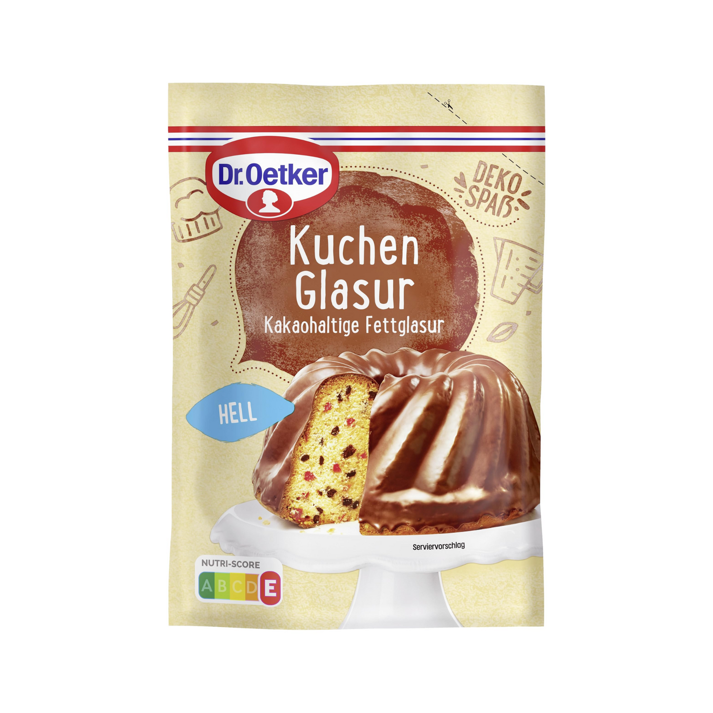 Dr.Oetker Kuchenglasur Hell 150g