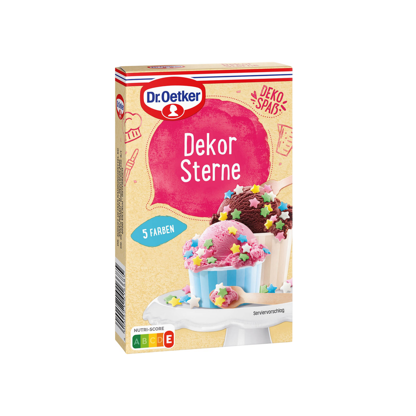 Dr.Oetker Dekor Sterne 60g