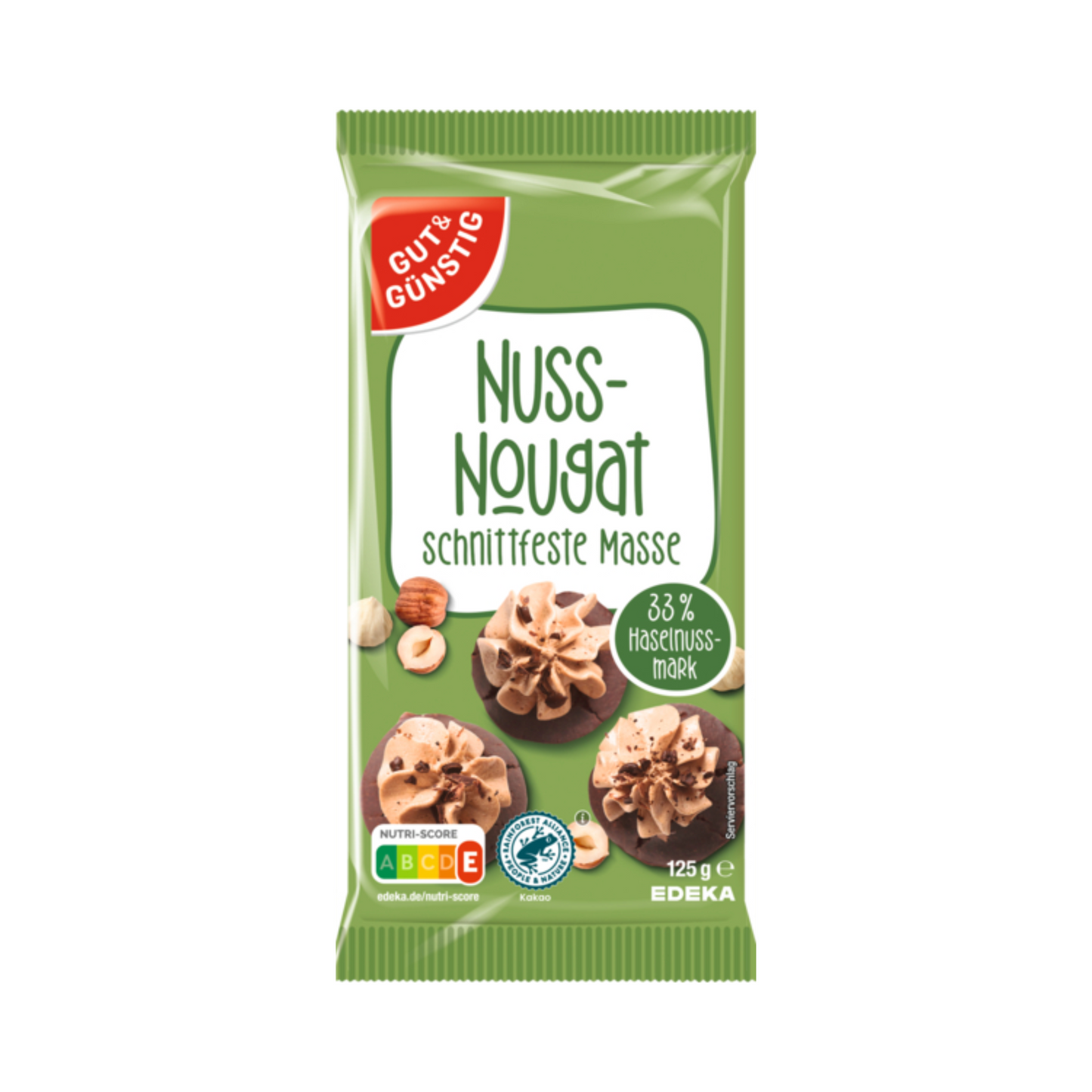 GUT&GÜNSTIG Nuss Nougat 125g
