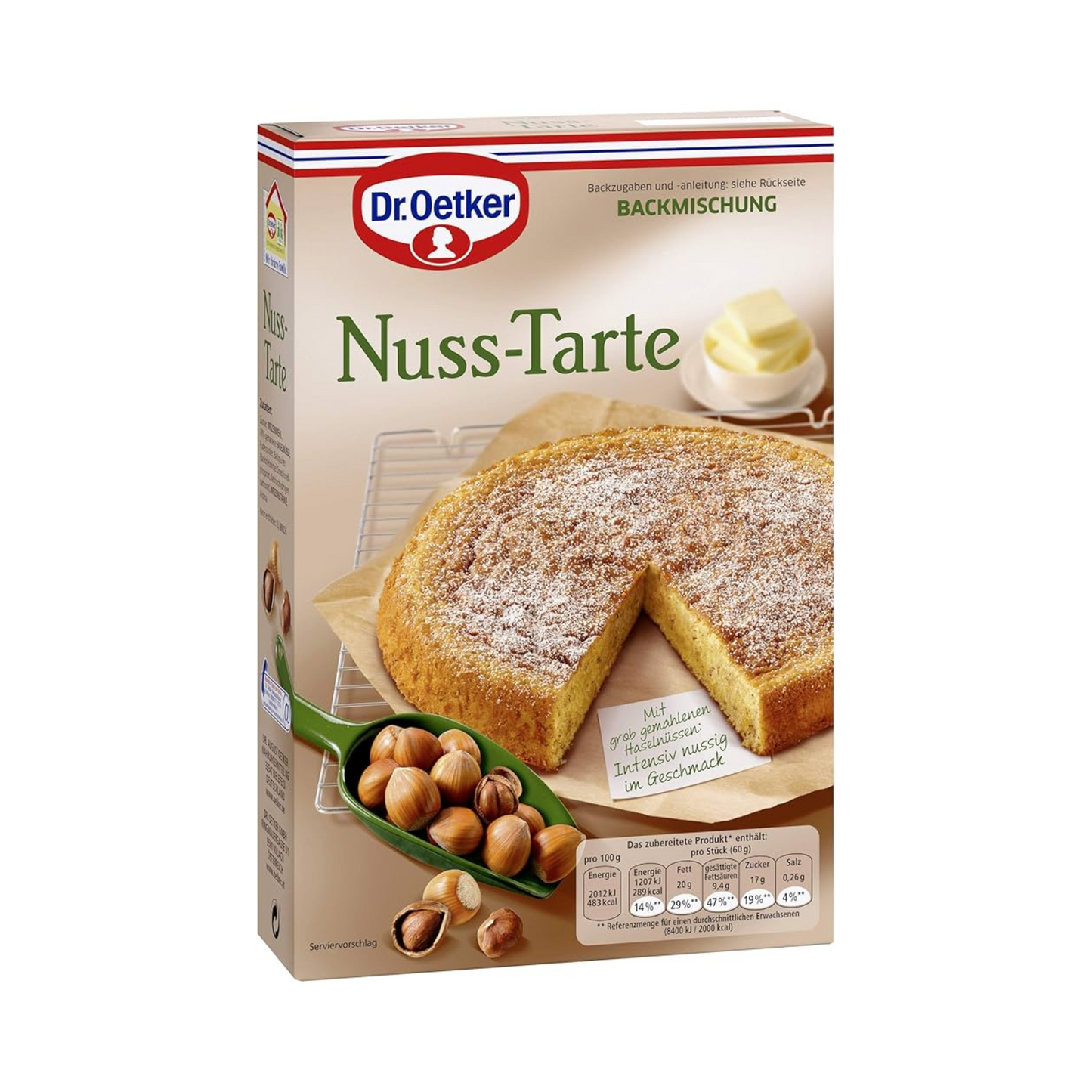 Dr.Oetker Nuss Tarte 380g