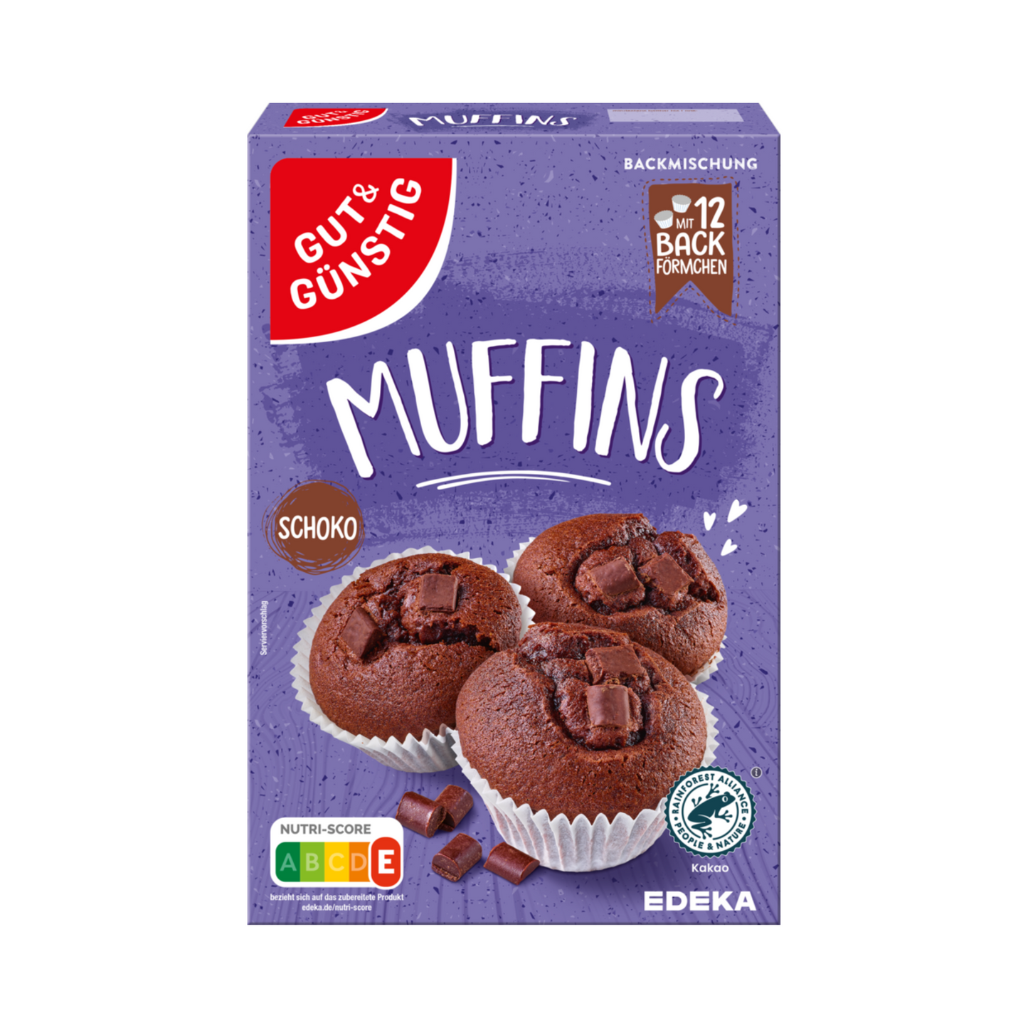 GUT&GÜNSTIG Muffin Schoko Backmischung 350g
