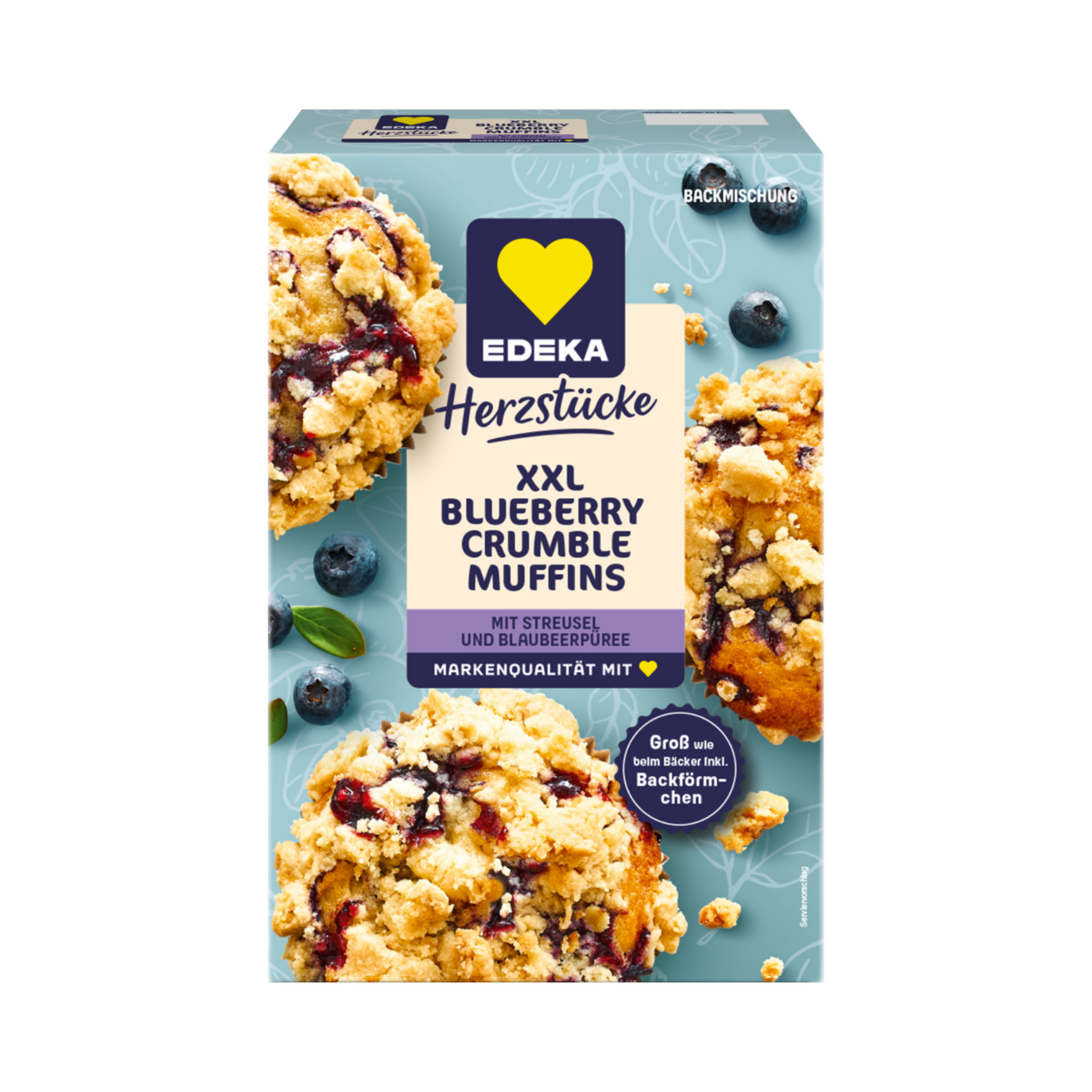 EDEKA Herzstücke Blueberry Muffins 360g
