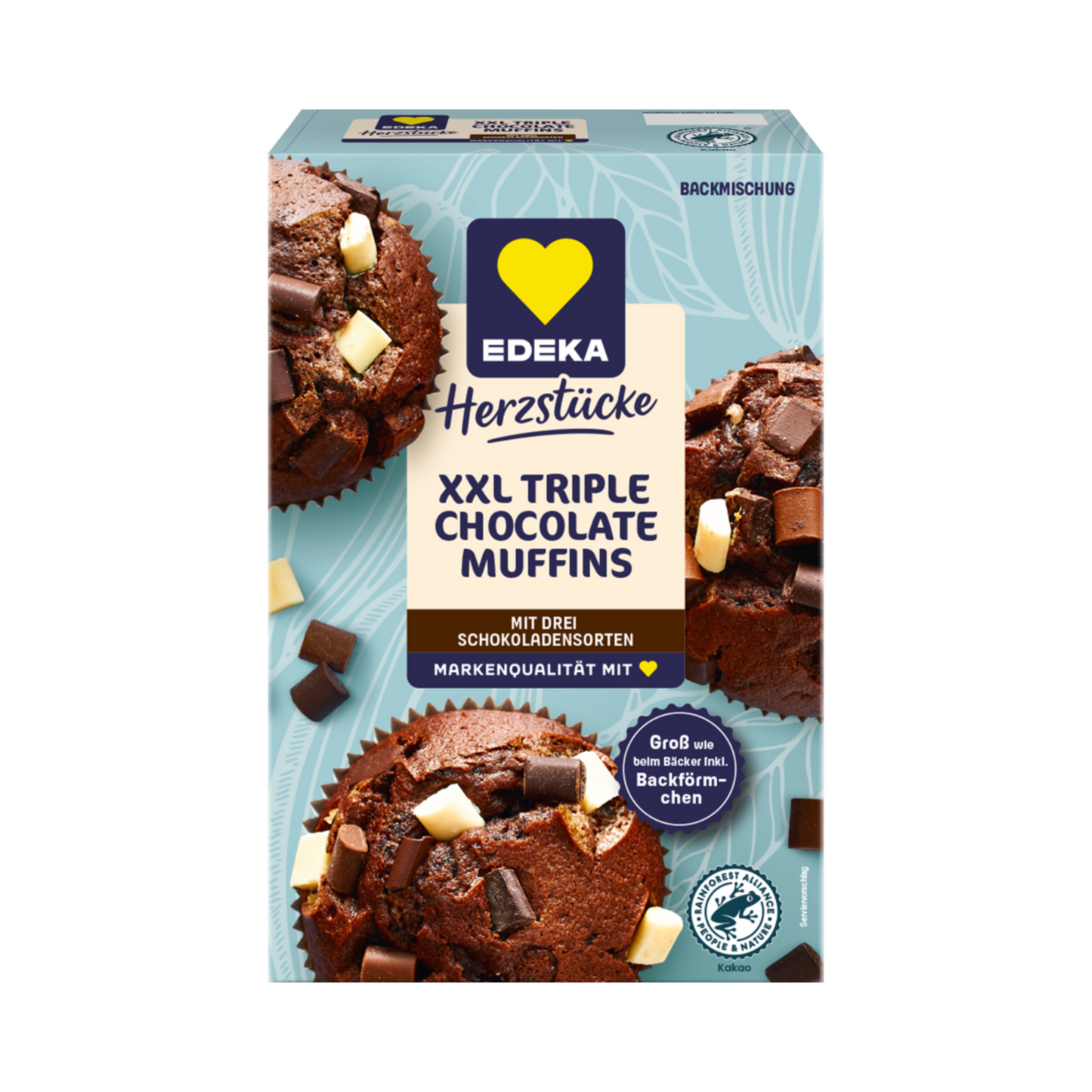 EDEKA Herzstücke Trip Choco Muffins 345g
