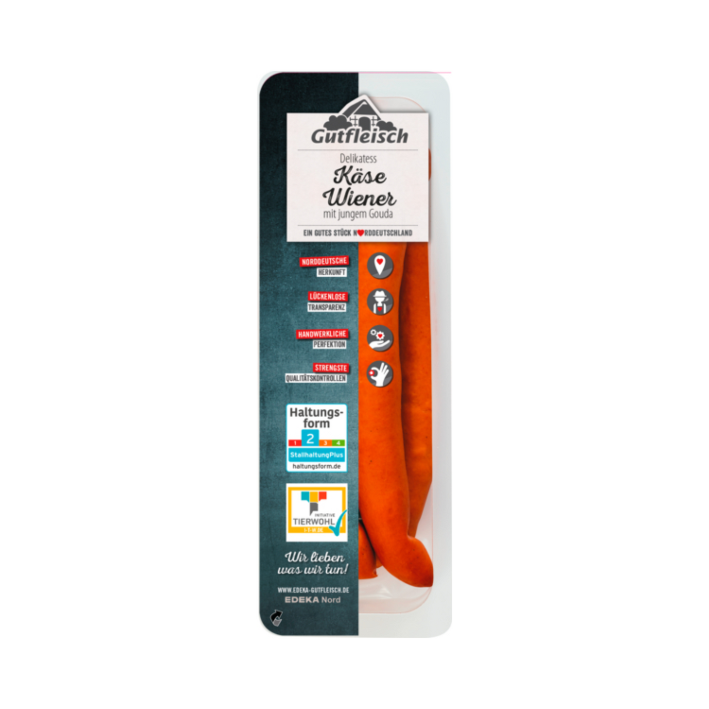 Gutfleisch Käse Wiener 4x50g