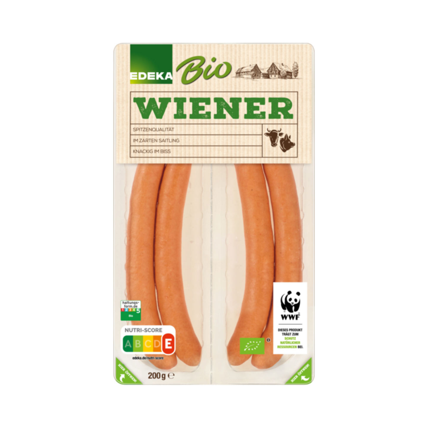 Bio EDEKA Wiener Würstchen 200g