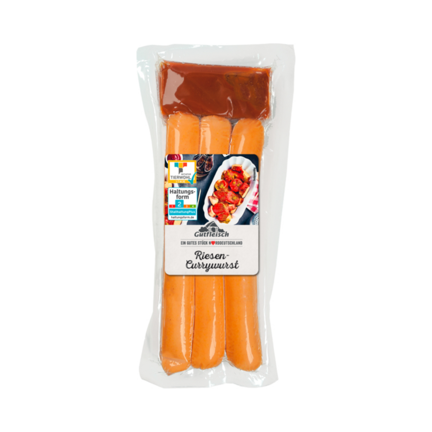 Gutfleisch Riesen-Currywurst 3x150g