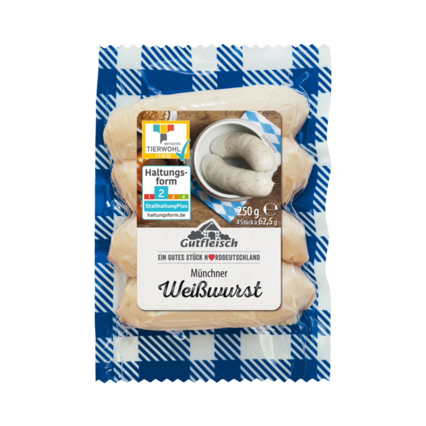 Gutfleisch Münchner Weißwurst 250g QS ITW