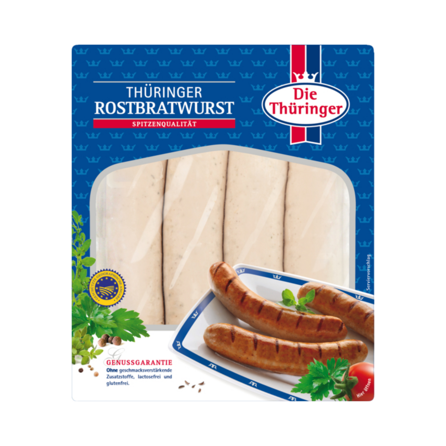 Thüringer Wurst Rostbratwurst 4x100g