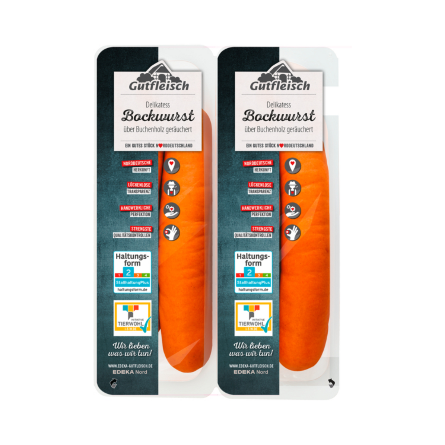 Gutfleisch Bockwurst 2x200g QS ITW
