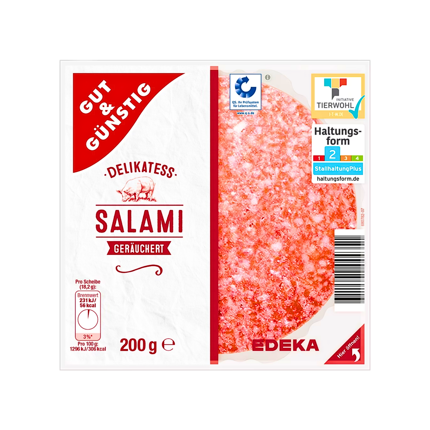 GUT&GÜNSTIG Salami 200g QS ITW