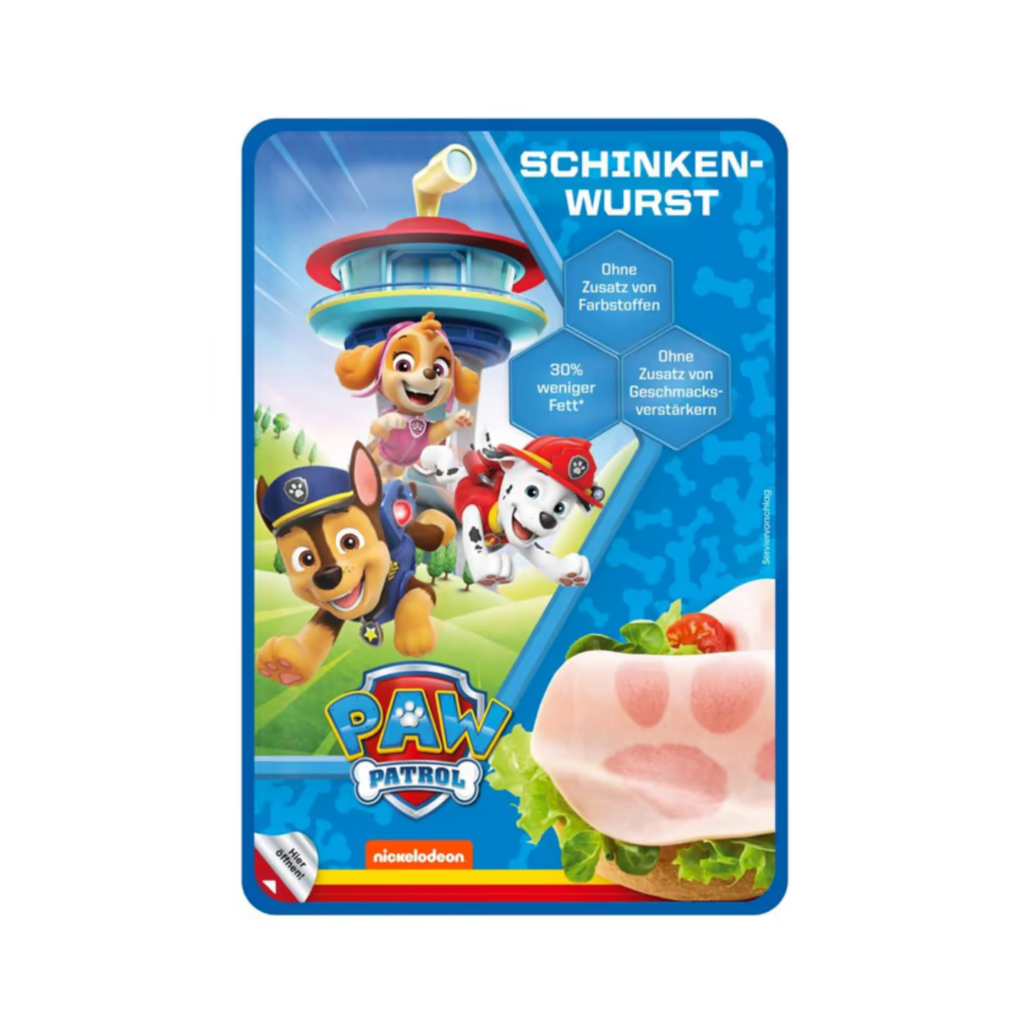 Paw Patrol Schinkenwurst 100g