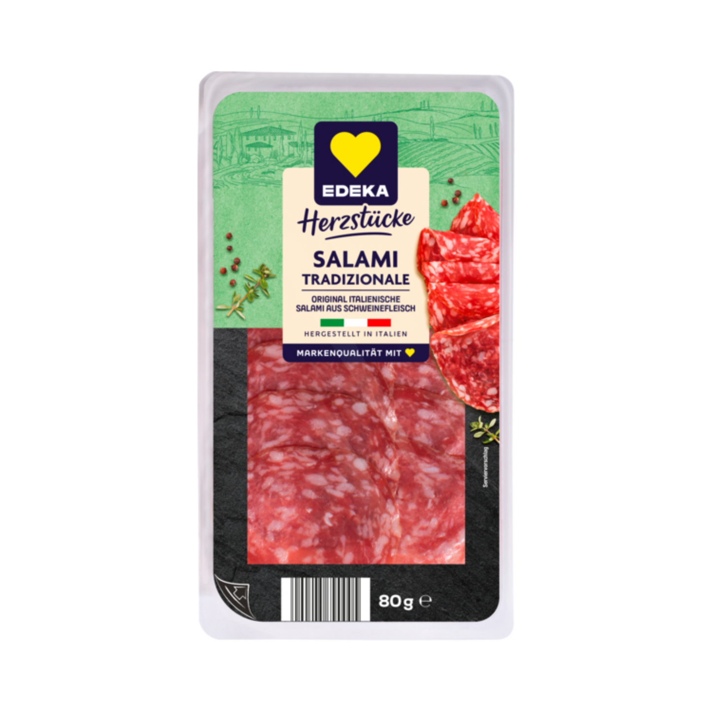 EDEKA Herzstücke Salami Tradizionale 80g